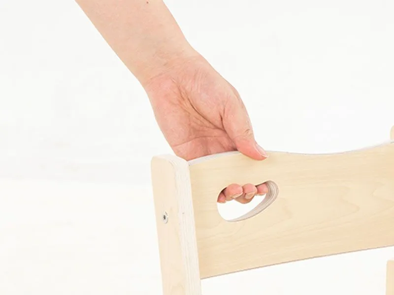 Children's chair Ole Detail practical handle hole Children's chair Ole Detail practical handle hole